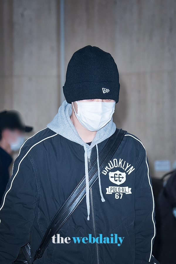 엑소(EXO) 디오, 김포국제공항 입국 현장