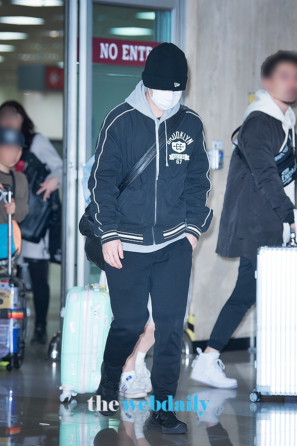 엑소(EXO) 디오, 김포국제공항 입국 현장