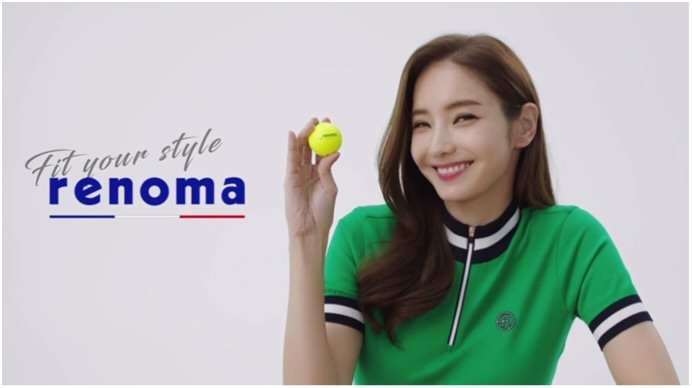레노마골프 한채영 영상광고.(사진=레노마골프)