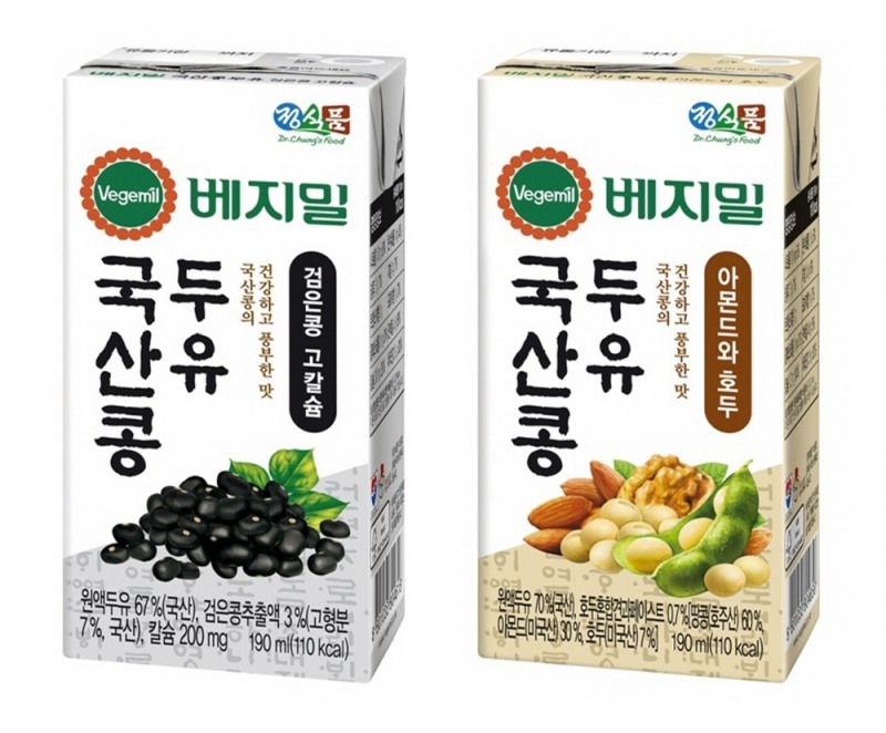 정식품, ‘베지밀 국산콩 두유 2종’ 리뉴얼 출시
