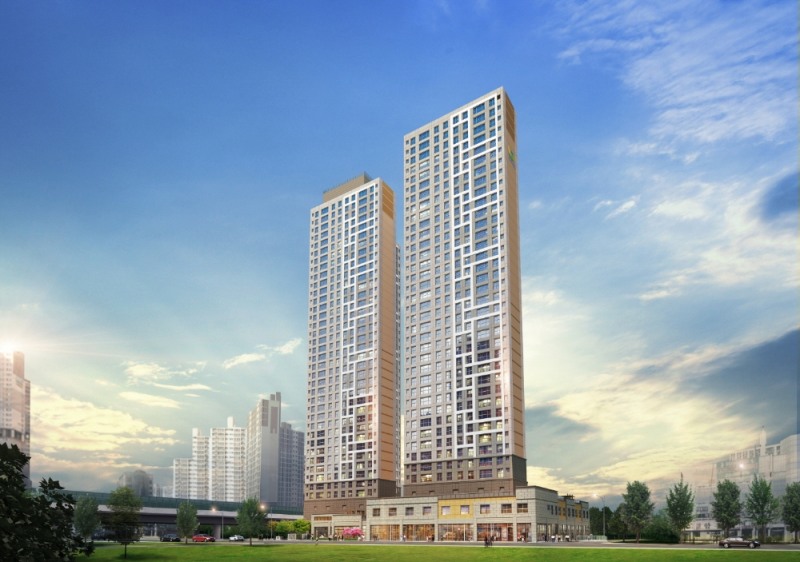 우만 한일베라체 ECO PLUS 투시도.(사진=한일건설)