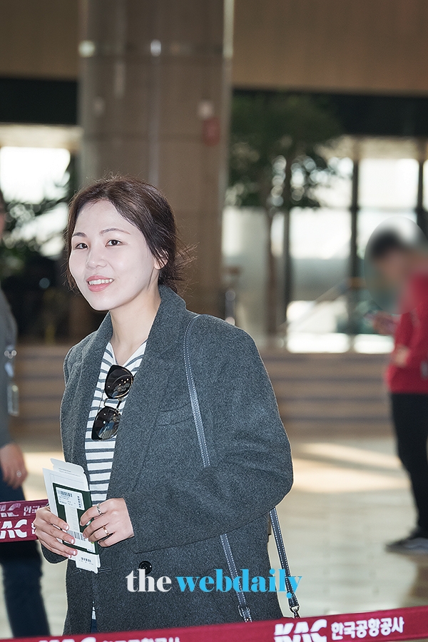 알리, 김포국제공항 출국 현장