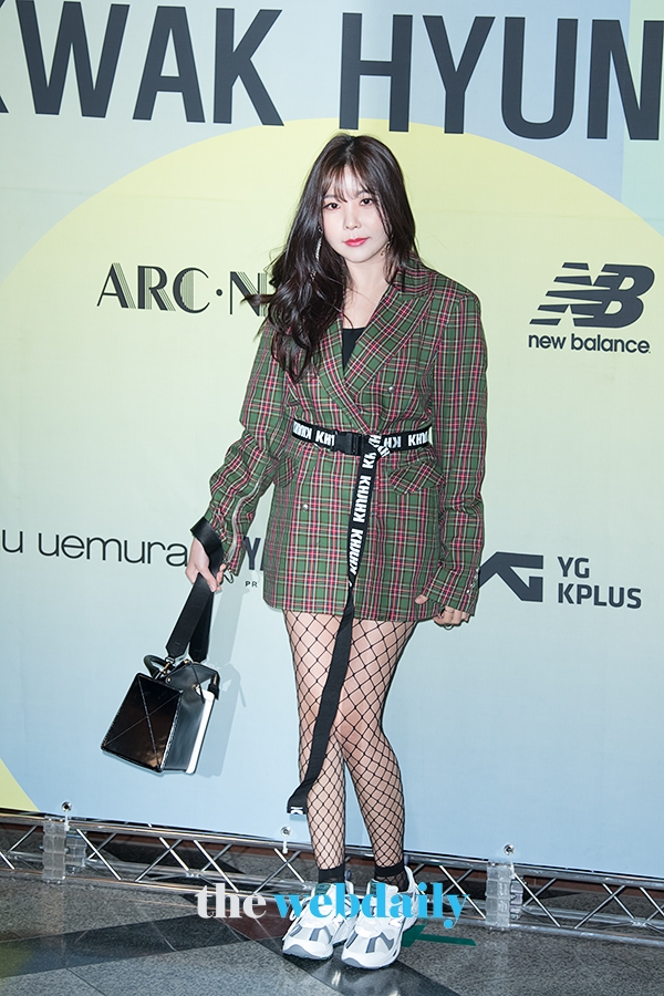 레이나, 곽현주 컬렉션 2019 F/W 오프쇼 포토월 행사 현장