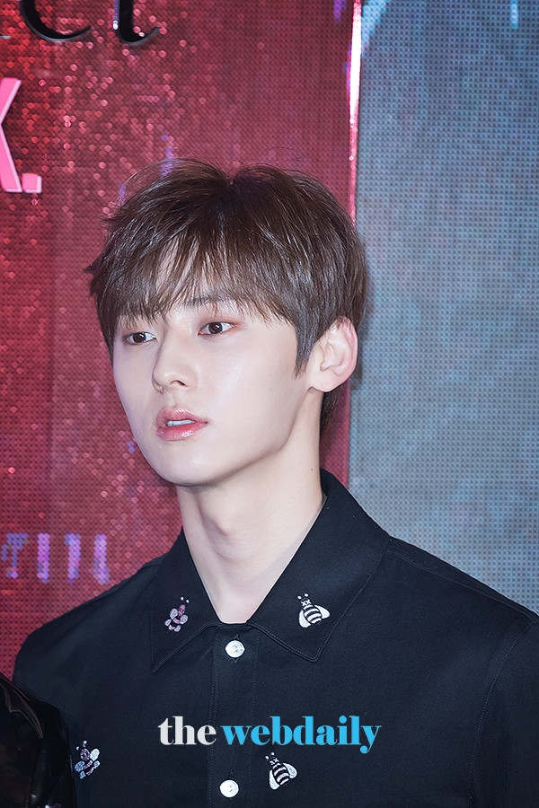 뉴이스트 황민현, 디올 신제품 런칭 포토월 행사 현장