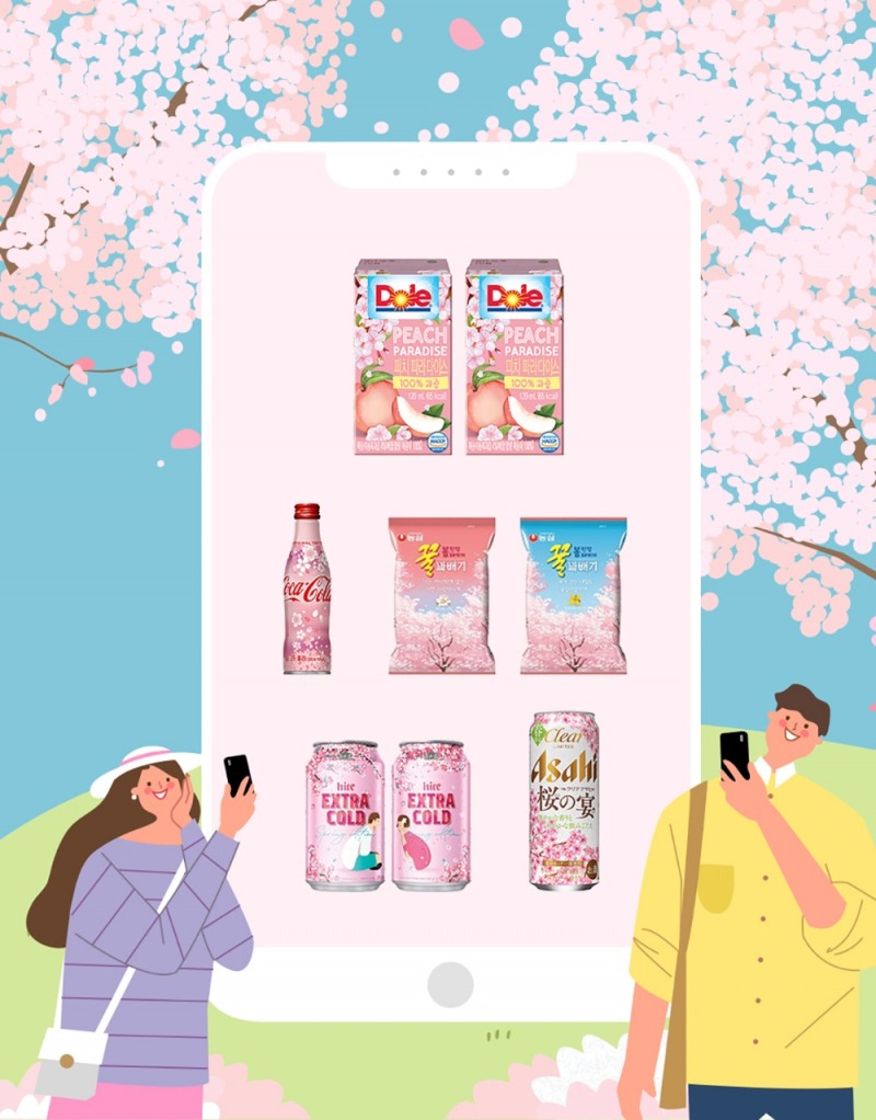 사진 왼쪽 상단부터 시계방향으로 돌(Dole)코리아, 해태제과, 롯데아사히주류, 하이트진로, 코카콜라.(사진=돌코리아)