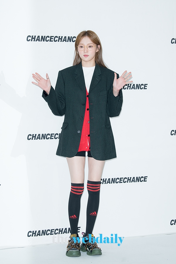 이성경, '챈스챈스' 2019 SS 컬렉션 포토월 행사 현장