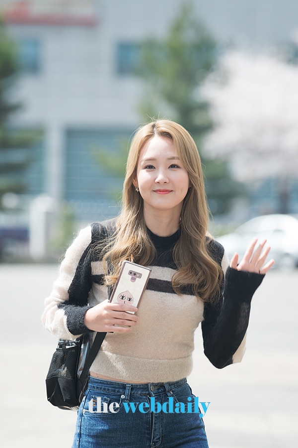 오정연, KBS2 '대국민 토크쇼 안녕하세요' 출근길 현장