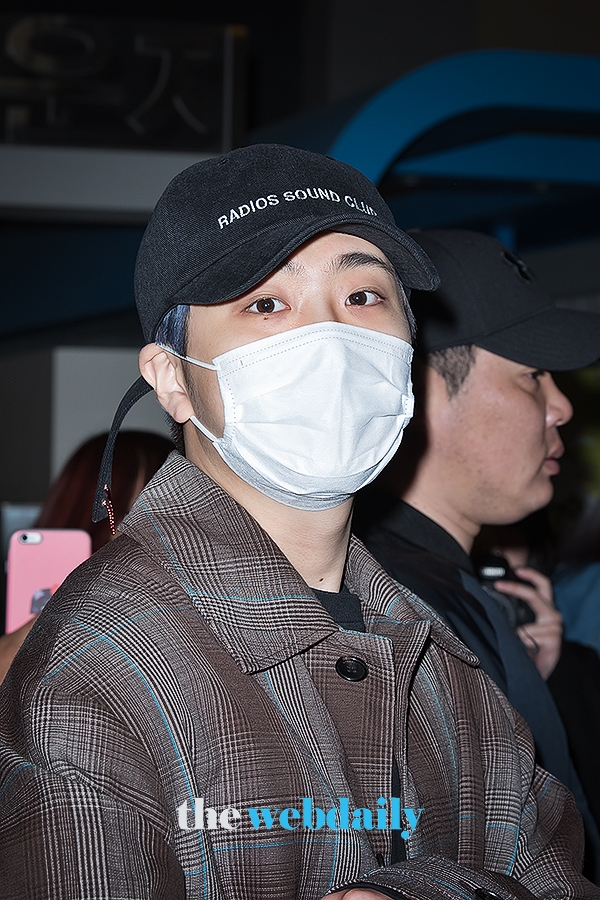갓세븐(GOT7) 영재, 인천국제공항 출국 현장