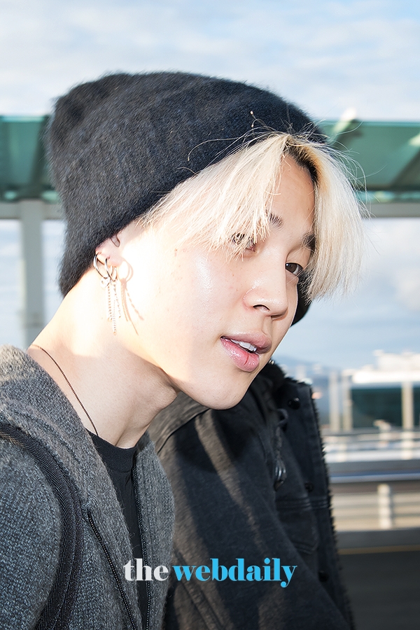 방탄소년단(BTS) 지민, 인천국제공항 출국 현장