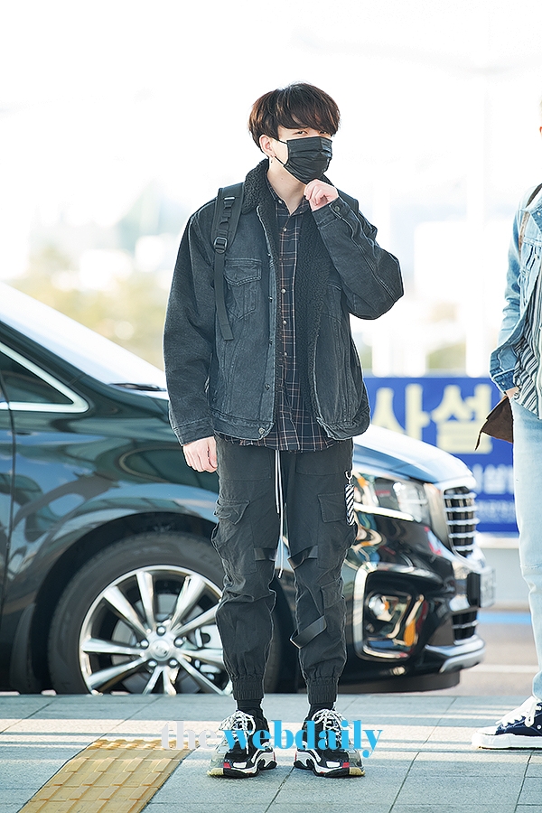 방탄소년단(BTS) 정국, 인천국제공항 출국 현장