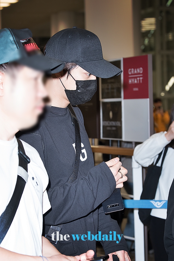 엑소(EXO) 찬열, 인천국제공항 입국 현장