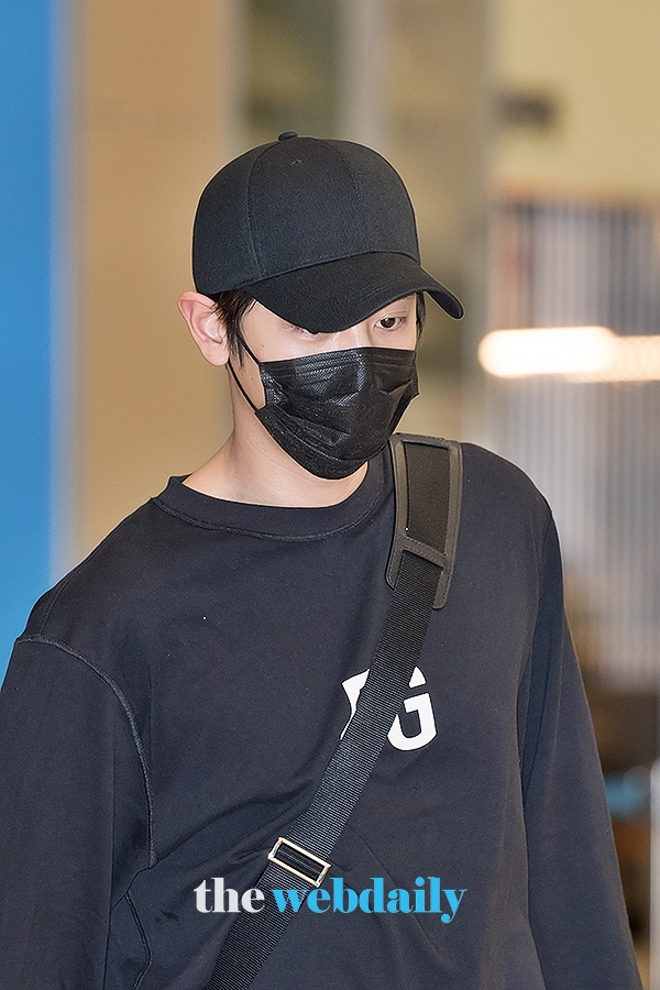 엑소(EXO) 찬열, 인천국제공항 입국 현장