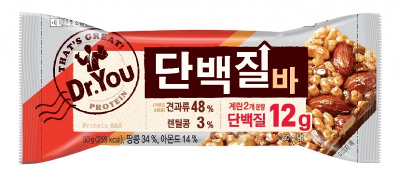 오리온, ‘닥터유 단백질바’ 출시