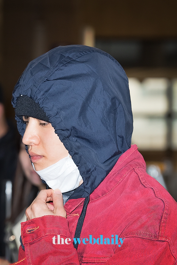 하이라이트 이기광, 김포국제공항 출국 현장
