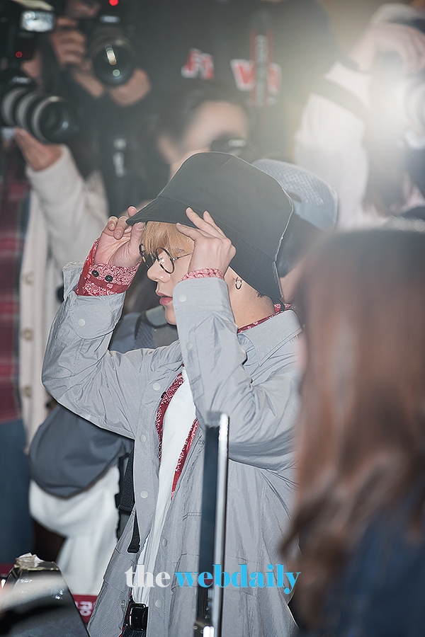 WayV 텐, 김포국제공항 출국 현장