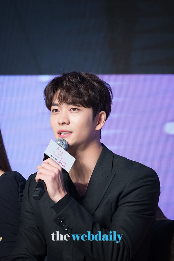 강태오, 넷플릭스 드라마 '첫사랑은 처음이라서' 제작발표회 현장