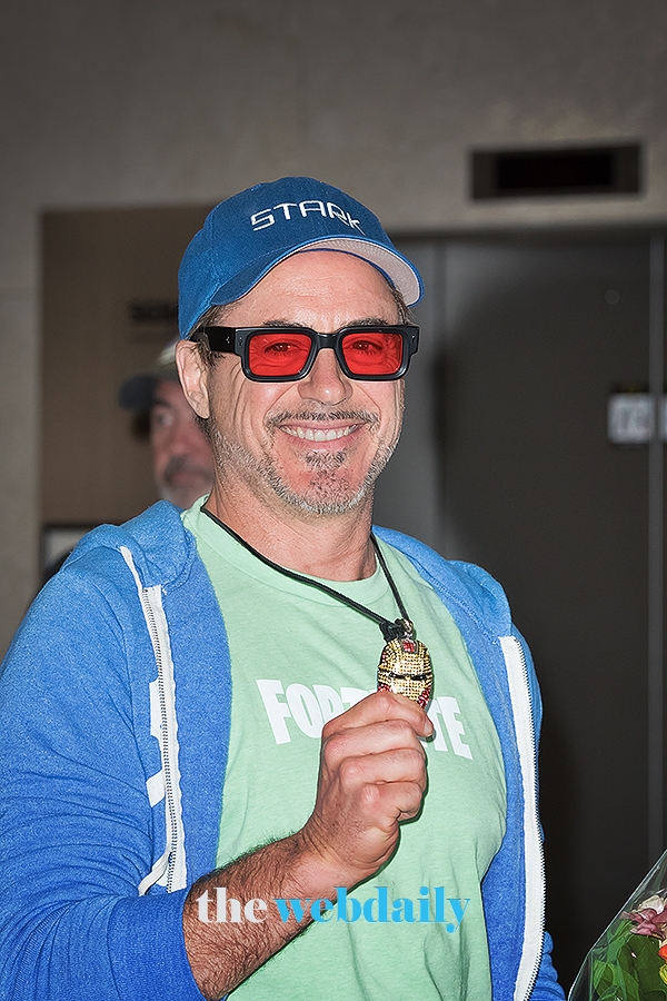 로버트 다우니 주니어, 김포비즈니스항공센터(SGBAC) 입국 현장