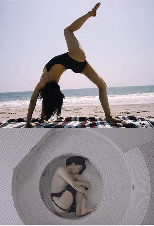 리아킴, 영상시청자 95%는 외국인...아름다운 몸 선