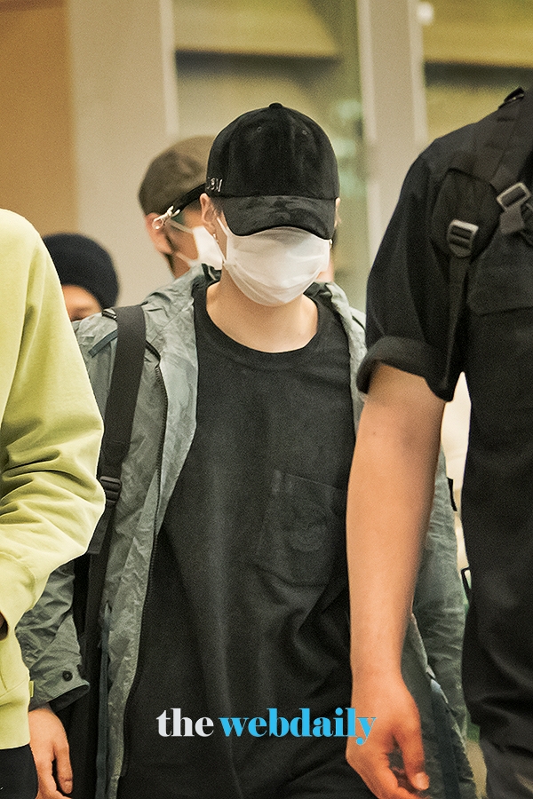 방탄소년단(BTS) 슈가, 인천국제공항 입국 현장
