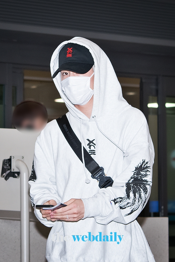 갓세븐(GOT7) 마크, 인천국제공항 입국 현장