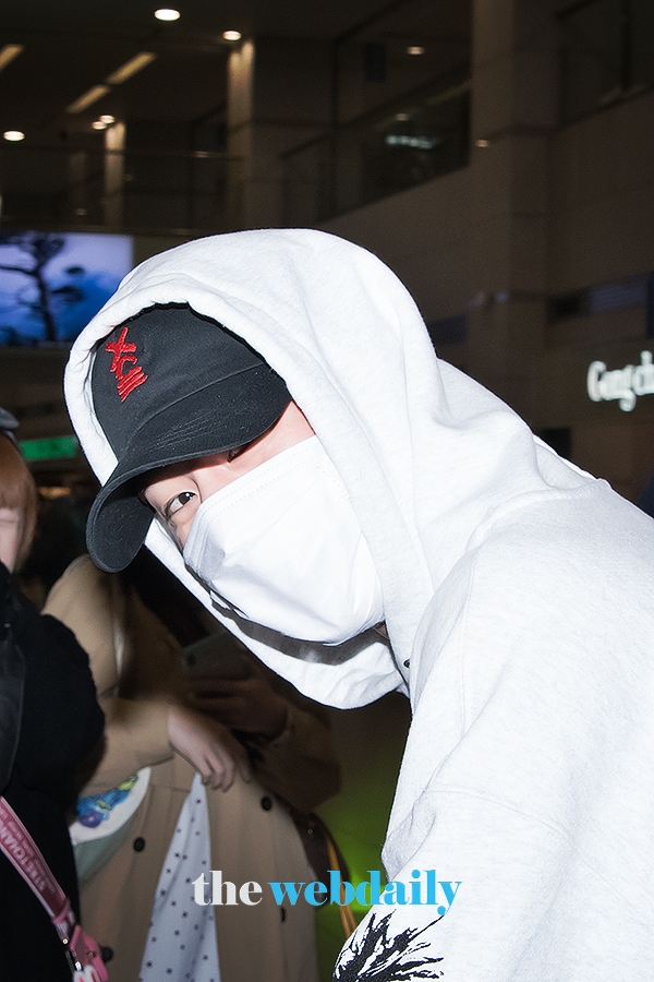 갓세븐(GOT7) 마크, 인천국제공항 입국 현장