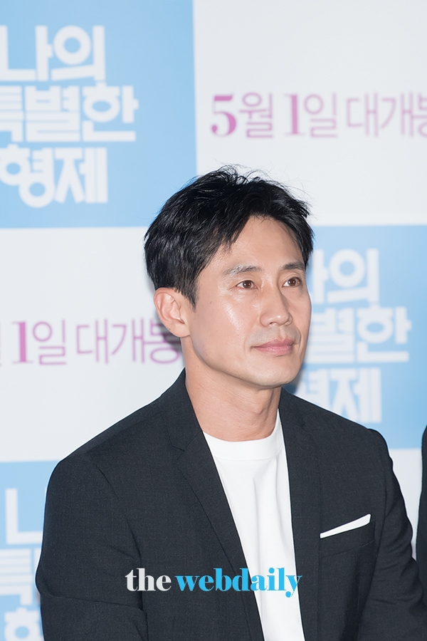 신하균, 영화 '나의 특별한 형제' 언론시사회 현장