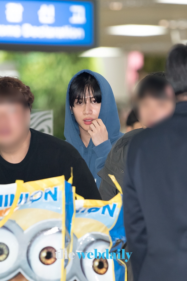 샤이니(SHINee) 태민, 김포국제공항 입국 현장