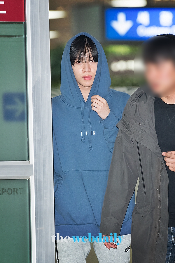 샤이니(SHINee) 태민, 김포국제공항 입국 현장