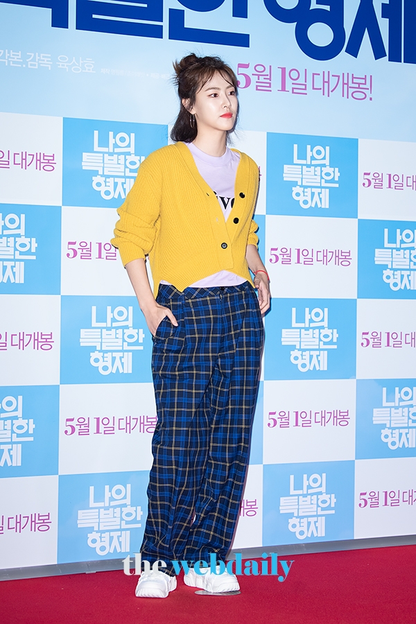 배다빈, 영화 '나의 특별한 형제' VIP 시사회 현장