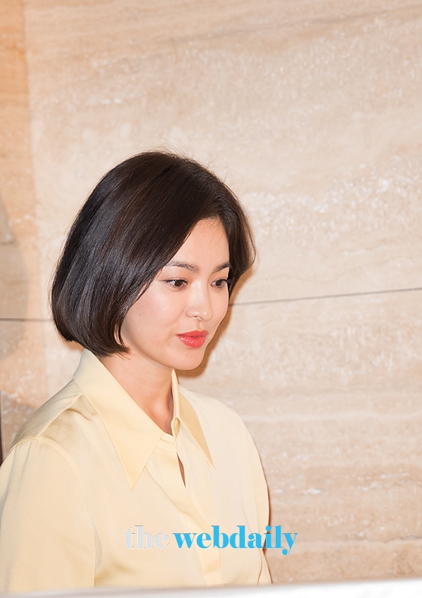 송혜교, 베디베로 송혜교 포토월 행사 현장