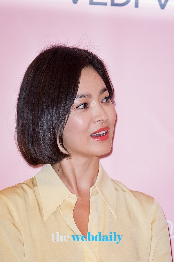 송혜교, 베디베로 송혜교 포토월 행사 현장