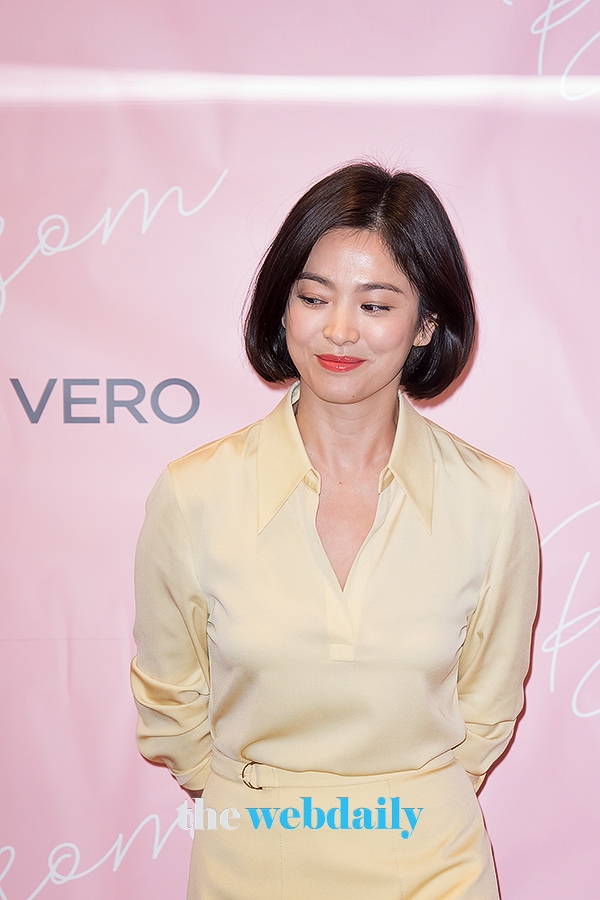 송혜교, 베디베로 포토월 행사 현장