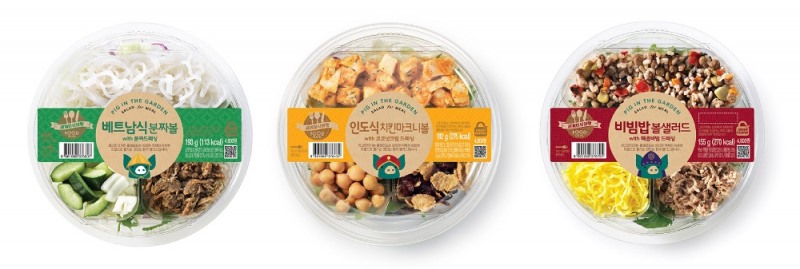 SPC삼립, 피그인더가든 ‘세계미식여행 샐러드’ 출시