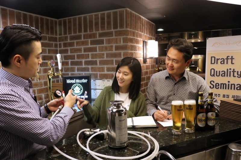 롯데주류 클라우드, ‘맛있는 생맥주’ 비법 공개