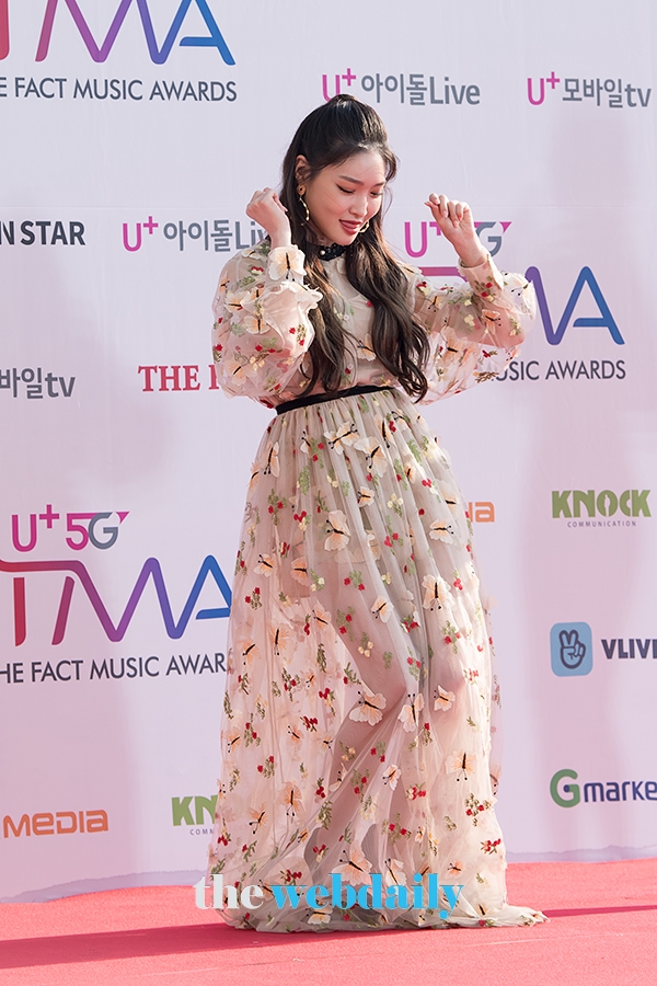 청하, U+5G 더팩트 뮤직 어워즈 레드카펫 행사