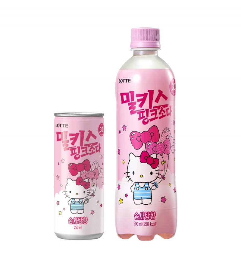 롯데칠성음료 ‘밀키스 핑크소다’ 출시