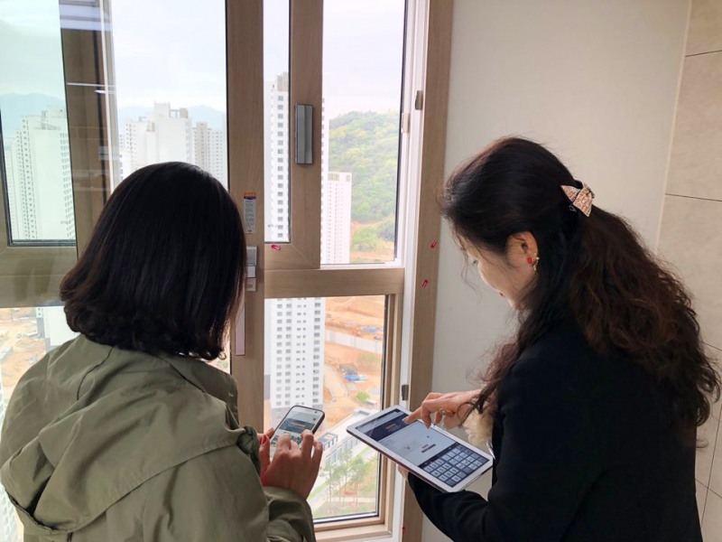 유니시티 입주자 점검행사.(사진=더피알_