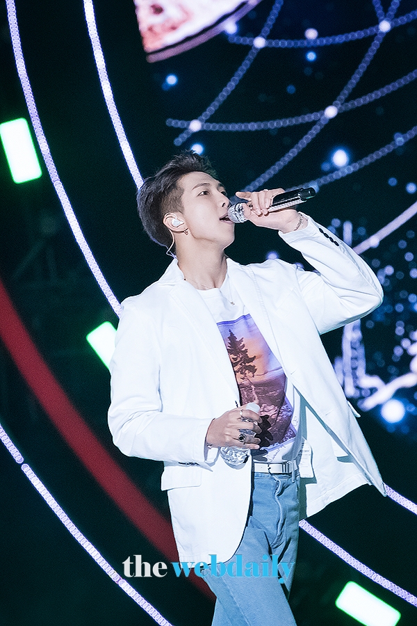 방탄소년단(BTS) RM, SBS 슈퍼콘서트 in 광주 행사 현장