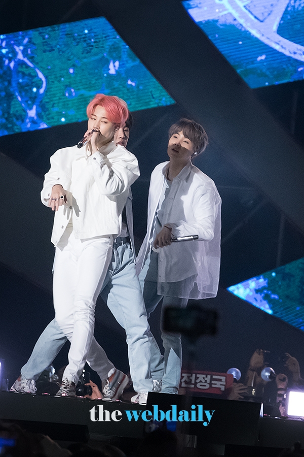 방탄소년단(BTS) 지민, SBS 슈퍼콘서트 in 광주 행사 현장