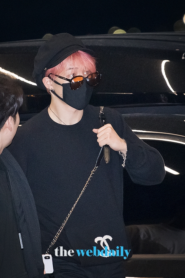 방탄소년단(BTS) 지민, 인천국제공항 출국 현장