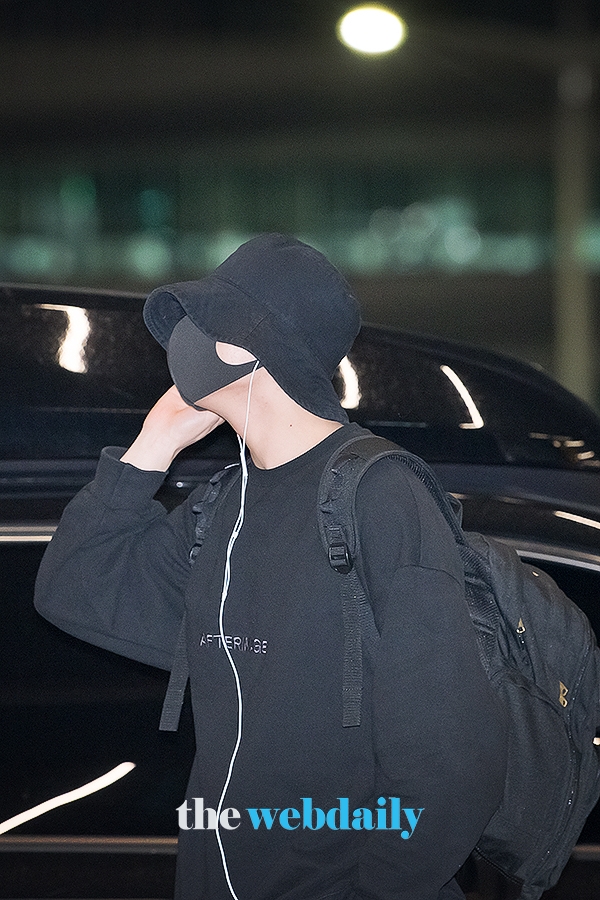 방탄소년단(BTS) 정국, 인천국제공항 출국 현장