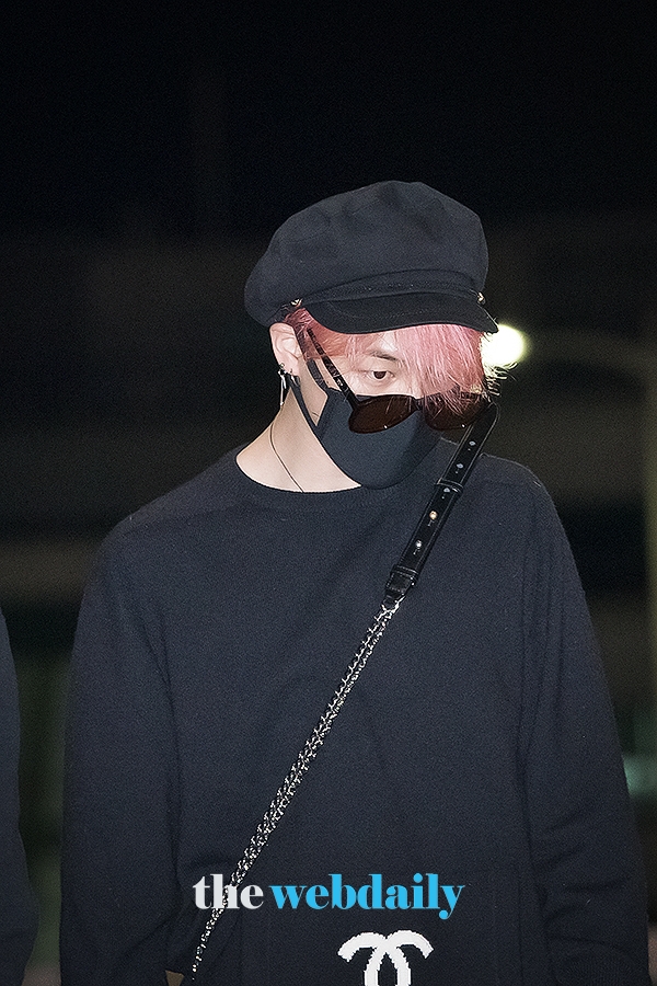 방탄소년단(BTS) 지민, 인천국제공항 출국 현장