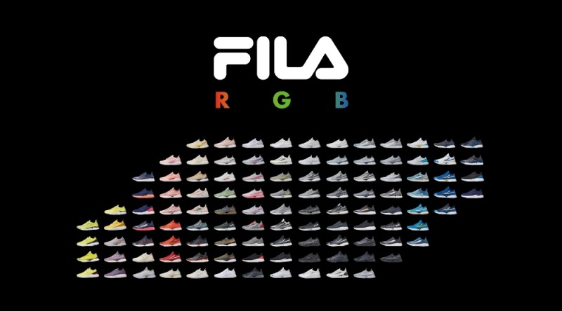 휠라(FILA), 111가지 컬러의 이지 라이프슈즈 'FILA RGB' 출시