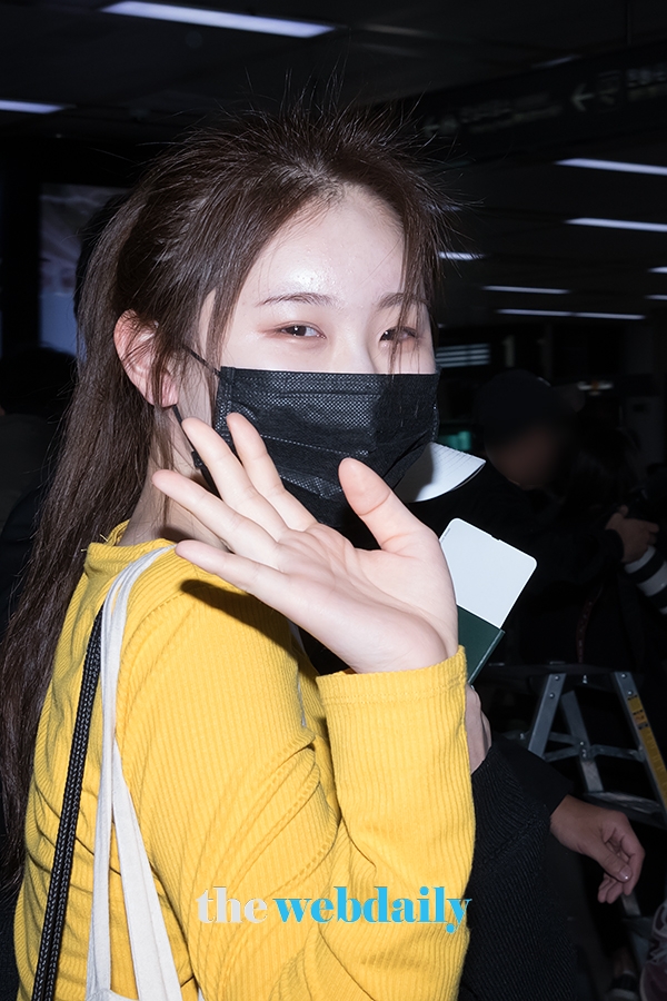 아이즈원(IZONE) 이채연, 김포국제공항 입국 현장