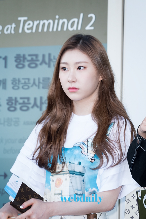 ITZY(있지) 채령, 인천국제공항 출국 현장