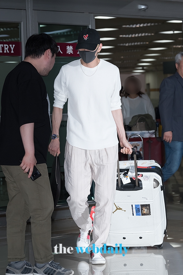 빅스 레오, 김포국제공항 입국 현장