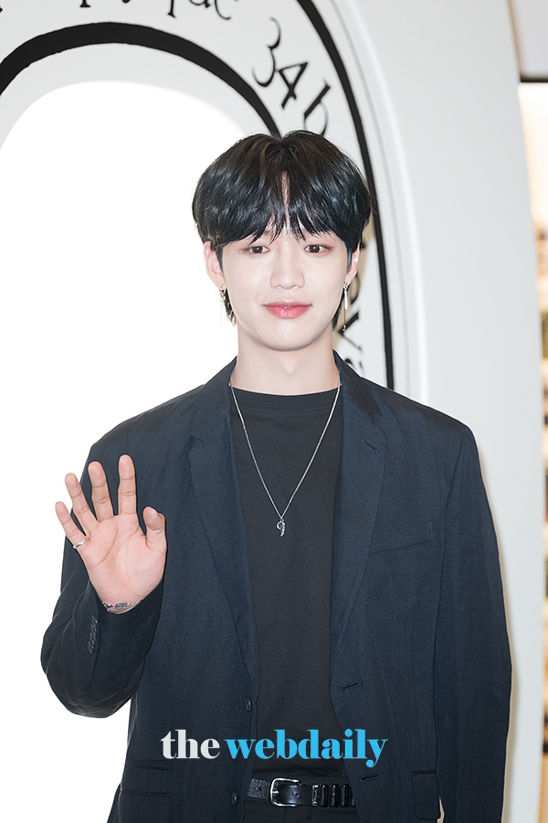 임영민, 딥티크 포토월 행사 현장