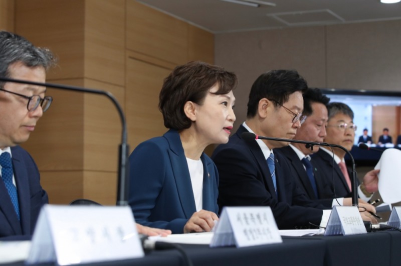 3기 신도시를 발표하는 김현미 국토교통부 장관.(사진=국토교통부)