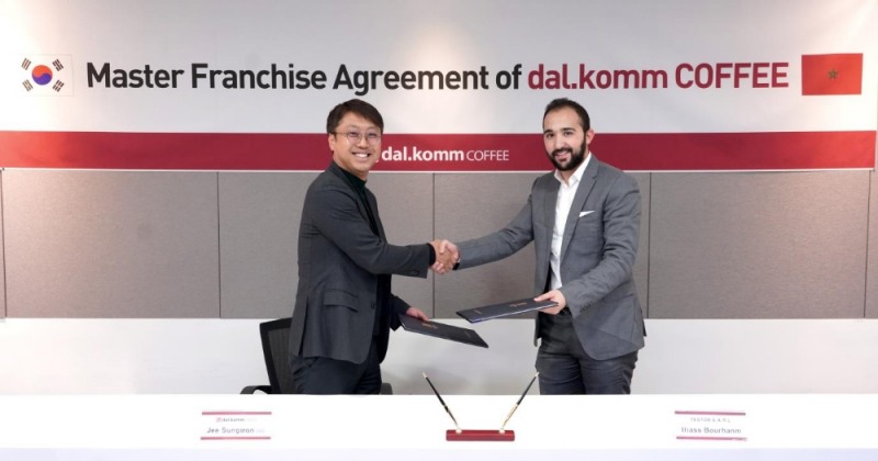 달콤커피, 모로코 프랜차이즈 카페시장 진출