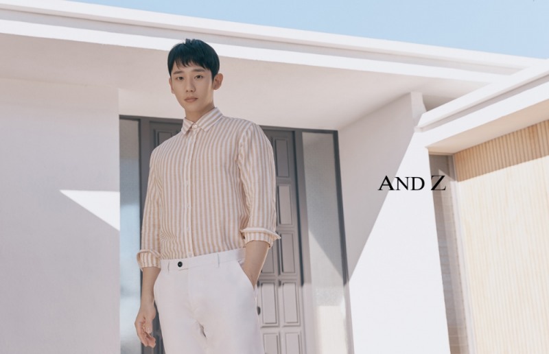 남성복 앤드지, '정해인의 일상 리넨셔츠' 프로모션 진행